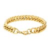 Men's West Coast Jewelry Goldtone Stainless Steel 8-Inch Curb Link Chain Bracelet - image 2 of 4