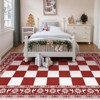 COZONY Machine Washable Boho Faux Wool Low Pile Area Rug - 3 of 4