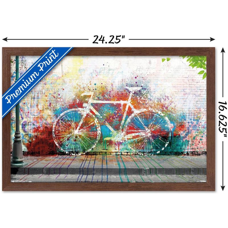 Trends International Ghost Bike Framed Wall Poster Prints, 3 of 7