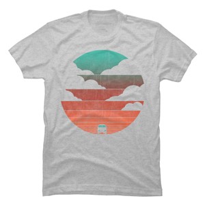 Men's Design By Humans Driving into the sunset By radiomode T-Shirt - 1 of 4