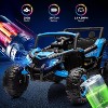 Jojoka 24V 2-Seater Kids Ride On UTV Car, Electric Vehicle w/Remote Control, LED Lights, Music, Suspension, EVA Wheels - 3 of 4
