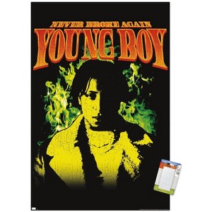 Trends International NBA Youngboy - Green Flame Unframed Wall Poster Prints - 1 of 4