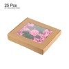 Unique Bargains Mini Artificial Rose Flower Heads for DIY Craft 3.15 Inch Dia 25 Packs - 3 of 4