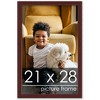 PosterPalooza | Minimalist Brown Picture Frame - UV Acrylic, Foam Board Backing, Hanging Hardware - 2 of 4