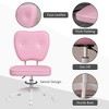 PAGED Ergonomic Office Chair Home Office Desk Chair Modern Vanity Chairs with Armrest Support, 5 Star Swivel Wheel Base for Study - 2 of 4
