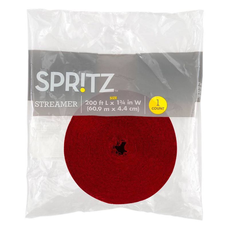 Red Crepe Streamer - Spritz&#8482;, 4 of 5