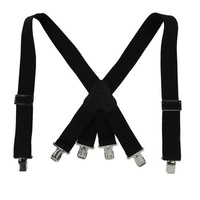 Ctm Men's Elastic Clip-end 2 Inch Fireman Suspenders : Target