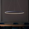 JONATHAN Y Brice Modern Contemporary Metal Round Dimmable Integrated LED Pendant - 3 of 4