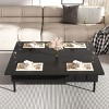 43.3'' Lift-Top Coffee Table with Hidden Storage,2 Drawers and Foldable Top for Dining or Work Use -The Pop Home - 3 of 4