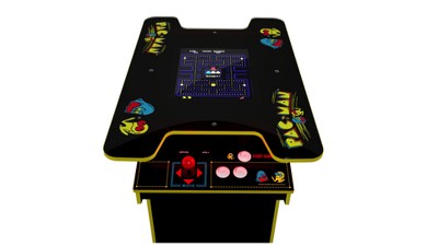 Arcade1up Ms. Pac-man Head-to-head Arcade Table With 12 Games, Multiplayer  Control Panel, And 17-inch Color Lcd Screen, Black Series Edition : Target