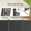 VEVOR Room Divider, 3 Panel Room Dividers and Folding Privacy Screens, Fabric Partition Room Dividers for Office, Bedroom, Dining Room, Gray - 4 of 4
