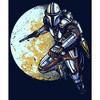 Men's Star Wars The Mandalorian Mandalore's Moon Pull Over Hoodie - 2 of 4