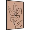 23" x 33" Balance VII Leaves by Becky Thorns Framed Canvas - Amanti Art: Modern Botanical Decor - 2 of 4