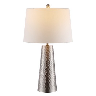 Batul Iron Table Lamp - Nickel - Safavieh.. : Target