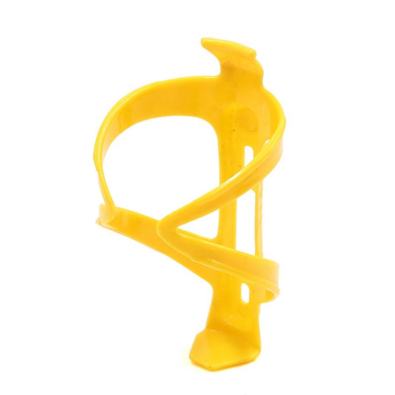 Unique Bargains Plastic Bike Bicycle Cycling Outdoor Drink Water Bottle Cup Holder Bracket Yellow, 1 of 7