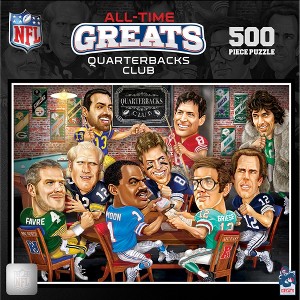 MasterPieces 500 Piece Jigsaw Puzzle - NFL Quarterback All-Time Greats - 1 of 4
