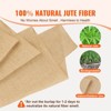 VEVOR Burlap Fabric Roll, 14” x 150 ft & 50 x 50 High Density Wide Natural Burlap Fabric Rolls, Jute Fabric Burlap Tree Wrap Roll, for Decor, Crafts - 3 of 4