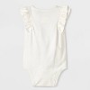 Baby Girls' Solid Ruffle Bodysuit - Cat & Jack™ - 2 of 4