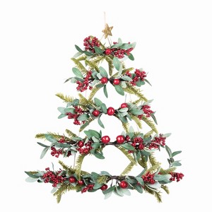 Gallerie II Christmas Tree Wall Sculpture Décor 2.5" x 11" Inches. - 1 of 4