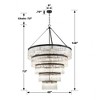 Crystorama Lighting Emory 30 - Light Chandelier in  Black Forged - 4 of 4