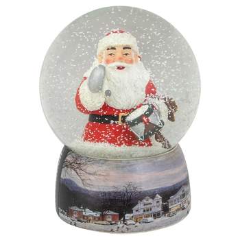 Northlight 6.5" Norman Rockwell 'A Drum For Tommy' Christmas Snow Globe