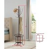 Kings Brand Bronze Finish Metal Coat Rack & Hat Stand With Umbrella Holder - 3 of 3