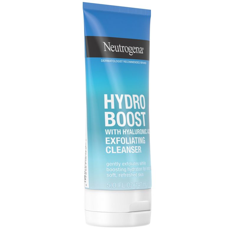 Neutrogena Hydro Boost Gentle Exfoliating Daily Facial Cleanser with Hyaluronic Acid - 5oz, 5 of 11