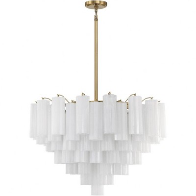Crystorama Lighting Addis 16 - Light Chandelier in  Aged Brass