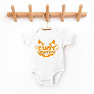 The Juniper Shop Candy Monster Puff Print Baby Bodysuit - 1 of 3
