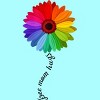 Adult Design By Humans Free Mom Hugs Pride Rainbow Sunflower By Avocato Racerback Tank Top - 2 of 2