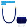 Unique Bargains Hotel Adjustable Velvet Crowd Control Stanchion Rope with Snap Hooks 2 Pcs - 2 of 4