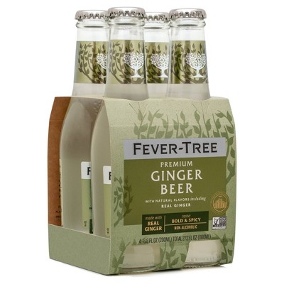 Fever-Tree Premium Ginger Beer Bottles - 4pk/6.8 fl oz_0