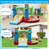 Safstar Inflatable Bounce House Kids Music-Themed Castle w/Jumping Area Blower Excluded - 4 of 4