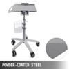 VEVOR Medical Cart, Salon Cart with Wheels, Mobile Trolley Cart 26.77"-42.91" Height Adjustable, Metal Salon Stations for Hair Stylist - 3 of 4