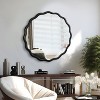 CAVINAS Wave Wall Mirror,HD Anti-Fog Bathroom Mirror with Wood Frame,Multi-Scene Vanity Mirror for Living Room, Bedroom,Entrance - 2 of 4