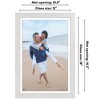 Americanflat Wide Molding Picture Frame with Mat - 2 of 4