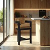 Meridian Furniture,Sacha Saddle Velvet Stool - 2 of 4