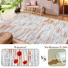 COZONY Low Pile Accent Rug Runner with Modern Abstract Pattern, Washable Non-Slip Carpet Mat for High Traffic Areas - 2 of 4