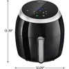 Bella 5.3 Quart Air Convection Fryer, Black (14679) - 2 of 4