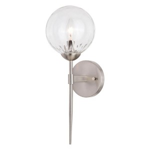 Vaxcel Olson 1 - Light Sconce in  Satin Nickel - 1 of 4