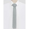 Allegra K Men's Knit Self-Tied Solid Color Skinny Square Tipping Ties - 2 of 4