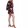 Women's Floral Bell Sleeve Romper - umgee - 3 of 4