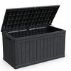 Akoasm 230 Gallon Large Outdoor Storage Deck Box For Patio Furniture, Outdoor Cushions & Garden Tools and Sports-Black - 3 of 4