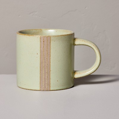 15oz Triple Stripe Stoneware Mug -  Hearth & Hand™ with Magnolia