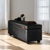 Storage Ottoman Bench, Bedroom Bench with Storage Entryway Bench, Ottoman with Storage Safety Hinges, Loads 660 lb - 4 of 4
