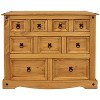 Sunnydaze Indoor 9-Drawer Chest - Solid Pine Construction - Light Brown - 39.75" W - 4 of 4