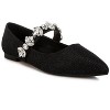 Flavia Diamante Brooch Glitter Women Ballerinas - 2 of 4