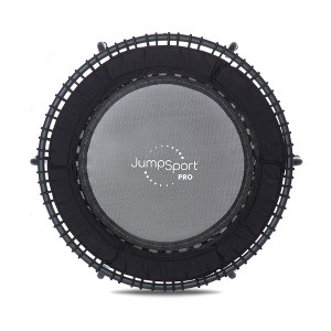 JumpSport PRO Indoor Heavy Duty Lightweight 44 Inch Folding Fitness Trampoline with Arched Legs and 7 Adjustable Tension Settings - 1 of 4