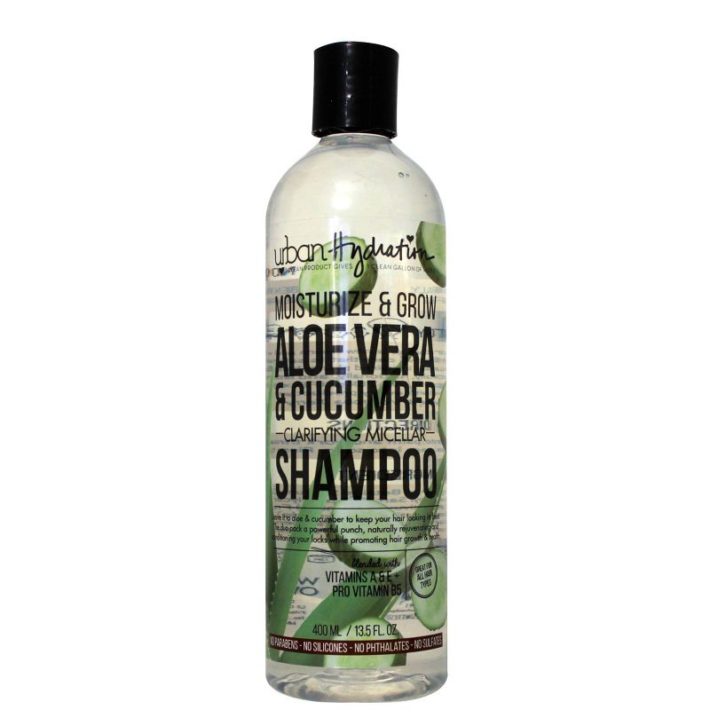 Urban Hydration Moisturize &#38; Grow Aloe Vera &#38; Cucumber Clarifying Micellar Shampoo - 13.5 fl oz, 1 of 7