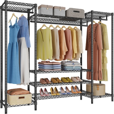 VIPEK V8i Portable Closets Heavy Duty Clothes Rack Metal Clothing Rack with  Adjustable Shelves - White